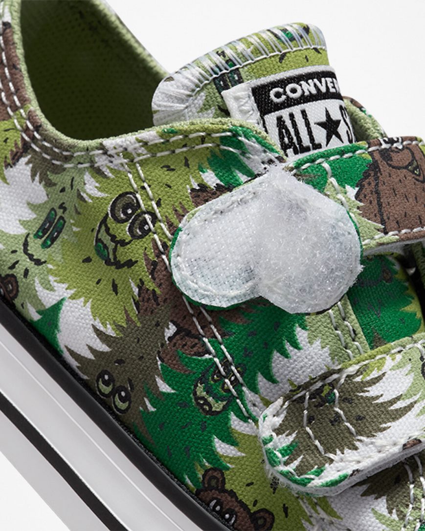 Zapatillas Bajas Converse Chuck Taylor All Star Easy-On Forest Camo Niño Blancas Verde | PE 7E84P0